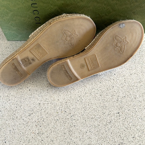 Gucci espadrille slides - Picture 5 of 13